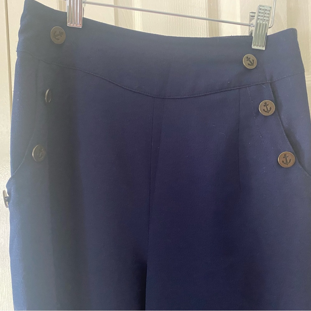 Modcloth Navy Wide Leg Pants